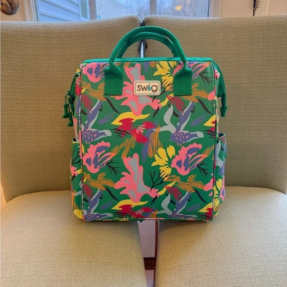 BRAND NEW Swig Packi Backpack Cooler in Paradise + Two HydroJug 40oz Tumblers - Picture 2 of 9